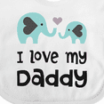 thumbnail image 4 of Inktastic I Love My Daddy Boys or Girls Baby Bib, 4 of 4