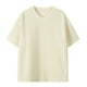 thumbnail image 1 of pstuiky camisetas para hombre, Camisa informal de manga corta holgada con cuello redondo y dos capas de color liso para hombre camisas casuales para hombre xxl, 1 of 7