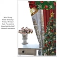 thumbnail image 5 of Christmas Curtains, Xmas Tree Various Presents, Living Room Bedroom Window Drapes 2 Panel Set, 84" X 84" Blackout, 5 of 6