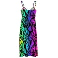 thumbnail image 5 of Animal Print Patterns Design Sleeveless Dress Woman Fashion Long Dresses Women's Summer Suit Dress 2025, 5 of 7