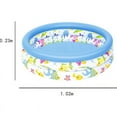thumbnail image 5 of Ocean Life Fant Pool Inflatable Fant Pool Paddling Pool Blue, 1.02X23cm -, 5 of 5