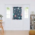 thumbnail image 5 of Hand Drawn Stars Door Side Curtain 54x40in Privacy Shade UV Protection Rod Pockets, 5 of 10