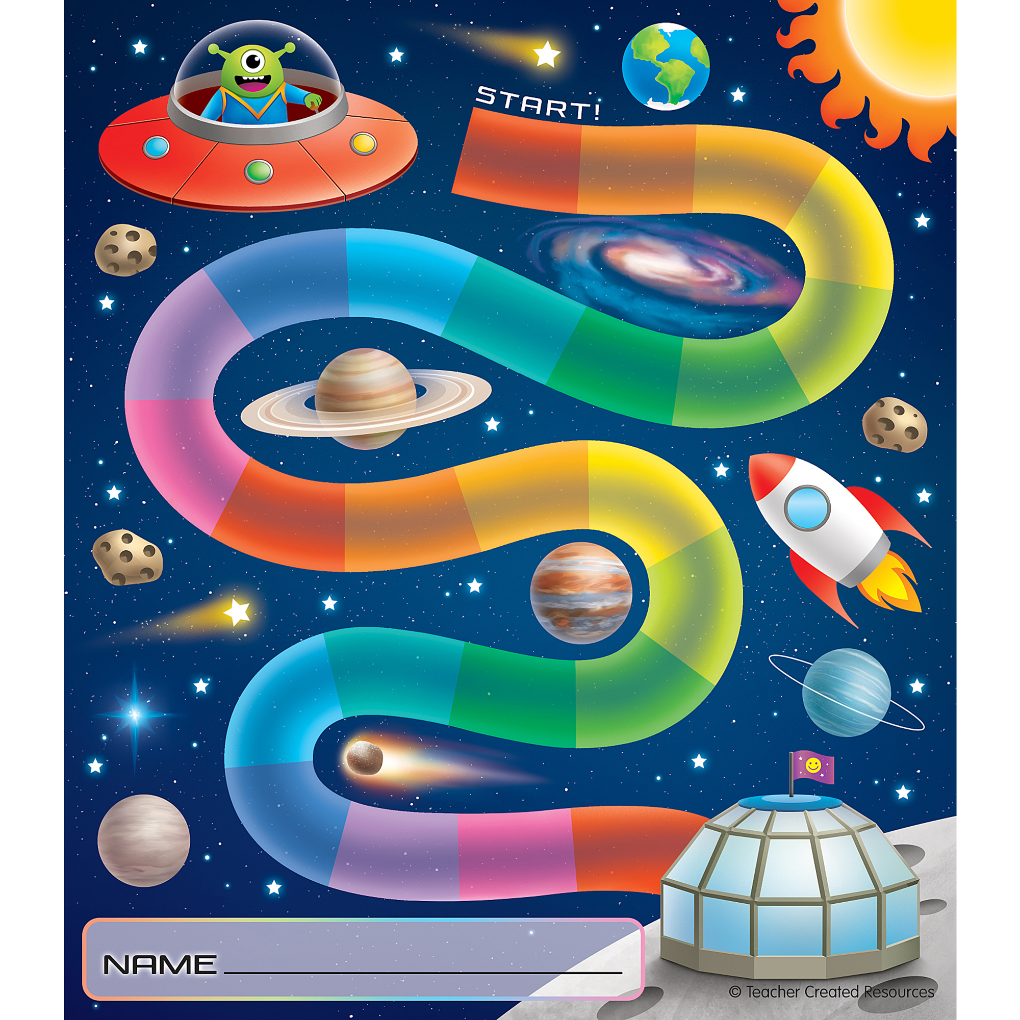 Teacher Created Resources Out of this World Reward Trackers with Stickers, 3 Packs