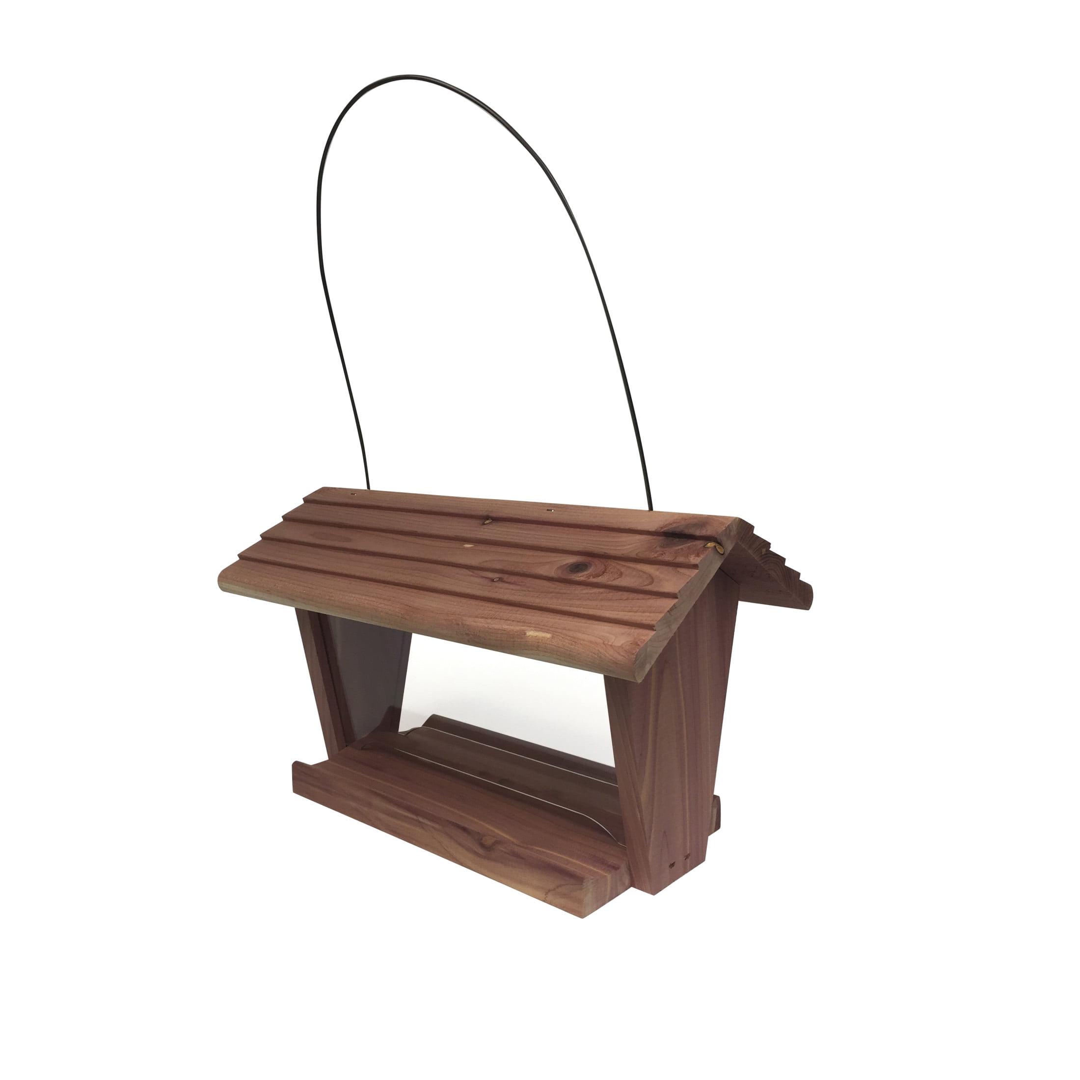 (2 pack) Pennington Red Cedar Natures Friend Hopper Bird Feeder, 3 lb Capacity