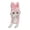 Pink, variant on Wearable Furry Anime Bunny Mask,Kawayi Fursuit Animal Mask,Plush Therian Animal Rabbit Headgear Outfit Accessories