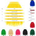 thumbnail image 3 of Tulle Skirts for Women Fairy Skirt Tutu A-Line Mesh Layered Skirts Midi Length High Elastic Waist Long Skirt White Tulle Skirt, 3 of 5
