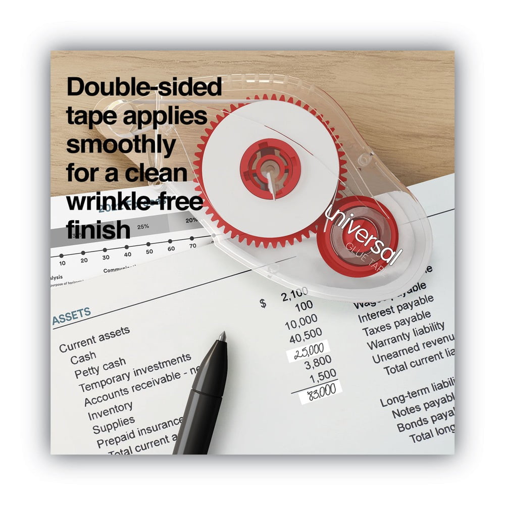 (4 pack) Universal  Double-sided Tape 75614