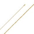 thumbnail image 1 of FB Jewels 14K Yellow Gold 1.5MM Solid Lobster Claw Clasp Diamond-Cut Rope Chain Necklace - 18 Inches, 1 of 1
