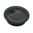 thumbnail image 5 of LuxenHome 6-Inch Black Fire Metal Solar Powered Outdoor Decorative Lantern, 5 of 6