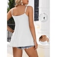 thumbnail image 2 of ANFERRY Camisoles for Women Loose Fit Adjustable Straps Tank Tops with Built in Bra Scoop Neck High Elastic Cami Shirts, 2 of 7