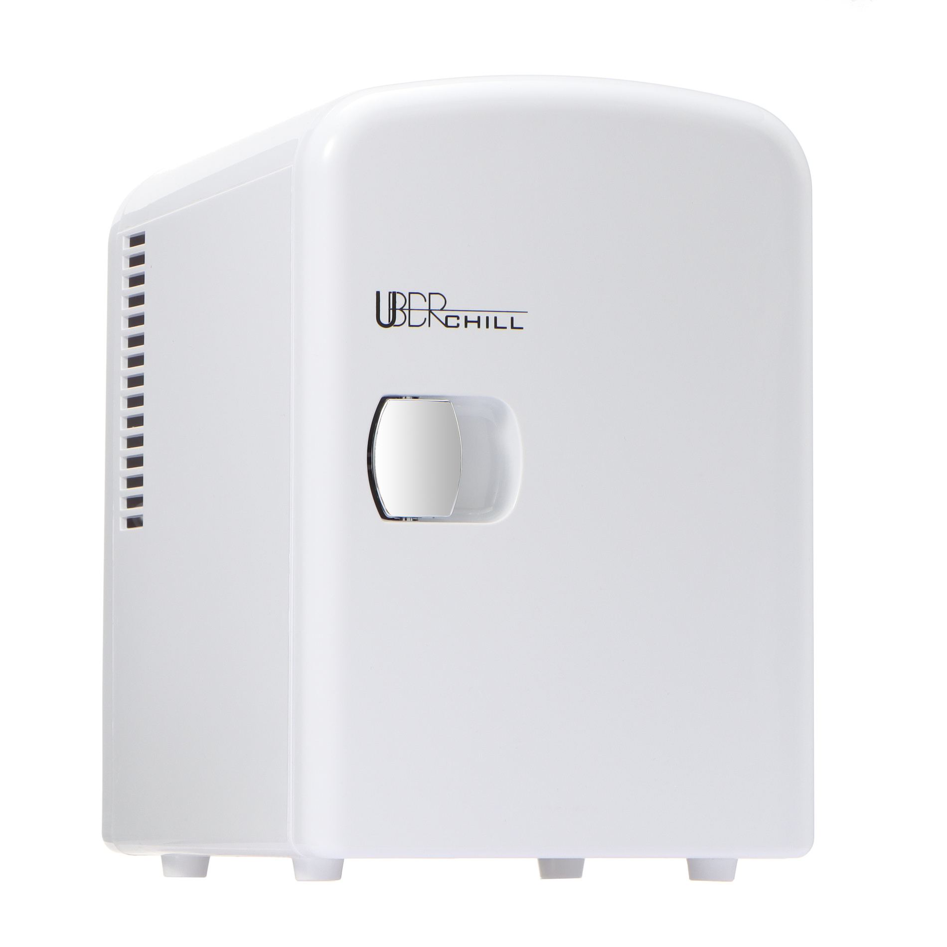Uber Appliance Uber Chill 4 Liter 6-Can Portable Mini Fridge, White - Thermoelectric