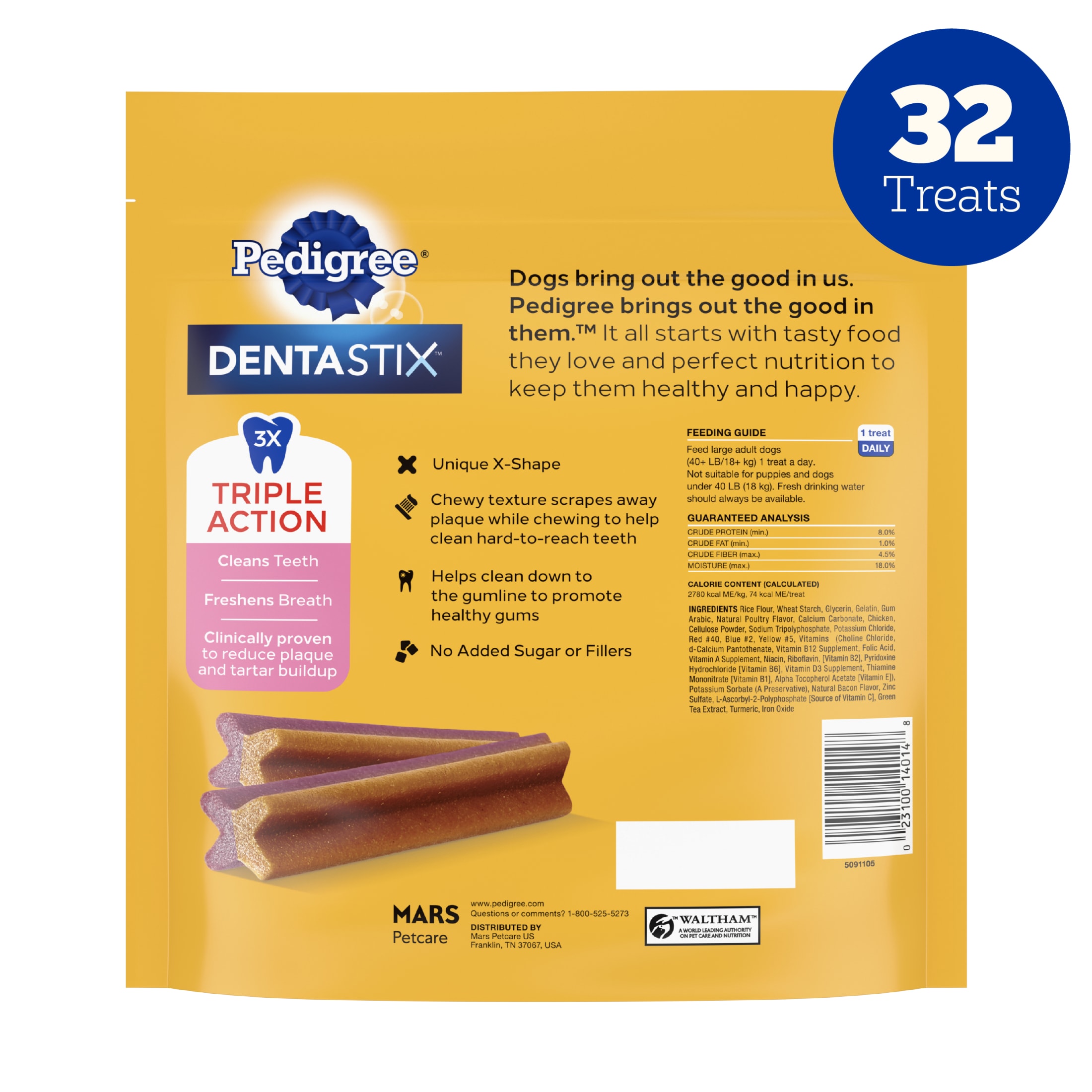 Pedigree Dentastix Bacon & Chicken Large Breed Treats photo 4