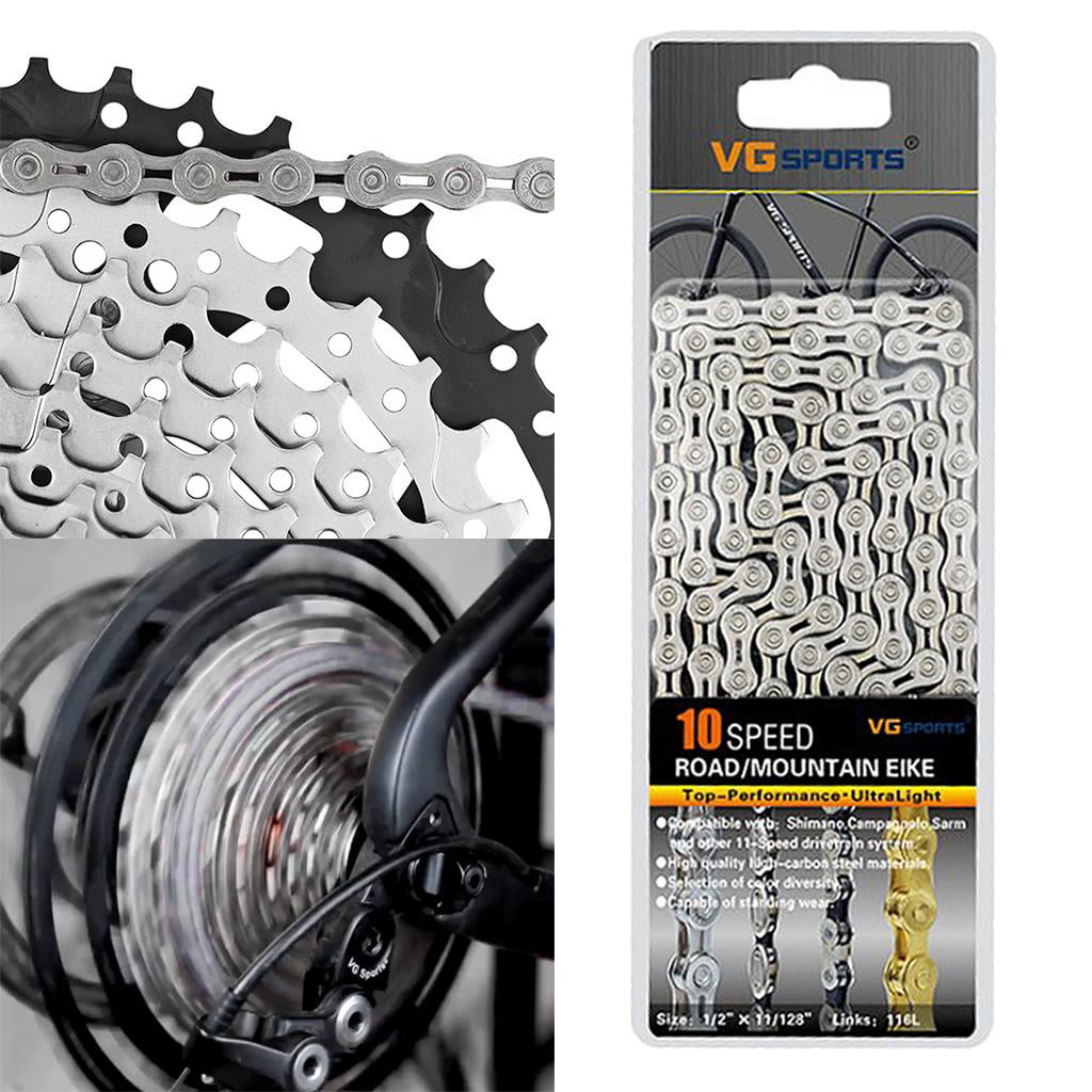 ZRACE 9S Chain MTB Mountain Road Bike Chain 1/2" x 11/128" 116L 9 Speed Bicycle 
