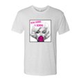 thumbnail image 2 of Wild Bobby, Marilyn Monroe Being Normal is Boring | Mens Famous People Premium Tri Blend T-Shirt, Heather White, Small, 2 of 4