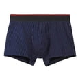 thumbnail image 5 of zeranth Men Underpants Moisture-Wicking Mid-rise Solid Color Cotton Fabric Breathable Comfortable Boxer Briefs with Contrasting Waistband, 5 of 7