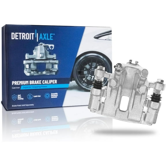 Detroit Axle - Rear Left Brake Caliper for Hyundai 2009 2010 2011 2012 Elantra [Hatchback], Brake Caliper with Bracket Assembly Replacement Disc Brake Caliper