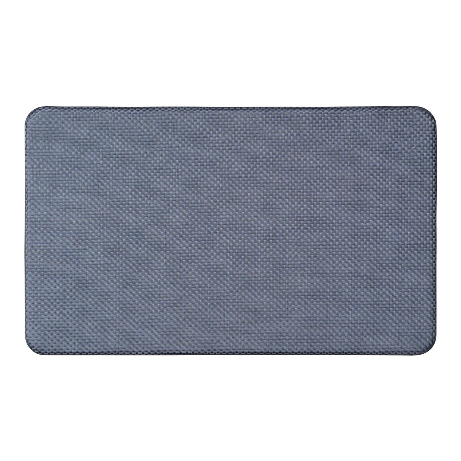 Tapis mousse anti-fatigue Denim tressé de Hometrends