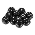 thumbnail image 2 of Paquete Dados de D6 Punteados para de DND Props Negro, 2 of 9