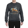 thumbnail image 2 of Wild Bobby, And Into The Forest I Go To Lose My Mind, Animal Lover, Unisex Crewneck Graphic Sweatshirt, Charcoal, Small, 2 of 4