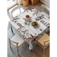 thumbnail image 6 of Grey Wooden Grain Table Cloth, Waterproof Tablecloth for Square Tables, Brown Country Texas Star Branches Reusable Washable Fabric Table Cover for Restaurant Kitchen Dining Tables 54"x54", 6 of 9