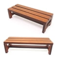 thumbnail image 1 of SPRING PARK 1/12 Miniature Doll House Wooden Bench Long Chair DIY Garden Landscape Decor, 1 of 5