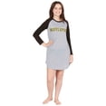 thumbnail image 6 of Harry Potter Nightgown Girls' Hogwarts House Long Sleeve Raglan Pajama - Gryffindor, Hufflepuff, Ravenclaw, Slytherin, 6 of 6