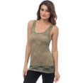 thumbnail image 1 of Sheer Nylon Lace Racerback Tank Top, 1 of 1