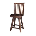 thumbnail image 2 of Home Square Solid Wood Counter Height Stool with Swivel Seat - Set of 2, 2 of 2