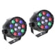 thumbnail image 5 of Luz de Escenario Led Par Light 15W Rojo Azul Verde 12 Perlas Ac 90-240V LIXADA Luz, 5 of 7