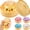 Gold, variant on Glitter Dumpling Squishy Toys with Steamer, 8.5cm Large Shimmer Bao Stress Relief Fidget Toy for Desktop Decor, Novelty Gift & Party Favors