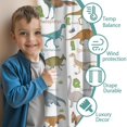 thumbnail image 3 of Blackout Kids Curtains,Alphabet Dinosaur Names Chart Pattern Childrens Insulated Curtains Set Of 2,Bedroom Essentials,Toddler Room Decor 42"x54", 3 of 5