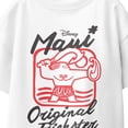 thumbnail image 3 of Disney Moana Maui Tattoo Color Pop Trickster Youth T Shirt (White, XS-XL), 3 of 4
