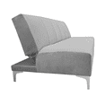 thumbnail image 4 of Sofa Cama Reclinable El Bazar Store Miami Plata terciopelo, Futon 3 posiciones, Sala, Love Seat, 4 of 7
