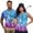 American 250th Anniversary Flag Eagle, variant on American Flag Golf Shirts for Men Matching Couples Shirts Bald Eagle Funny Short Sleeve Collared Quarter Zip Quick Dry Activewear Sportswear Man M