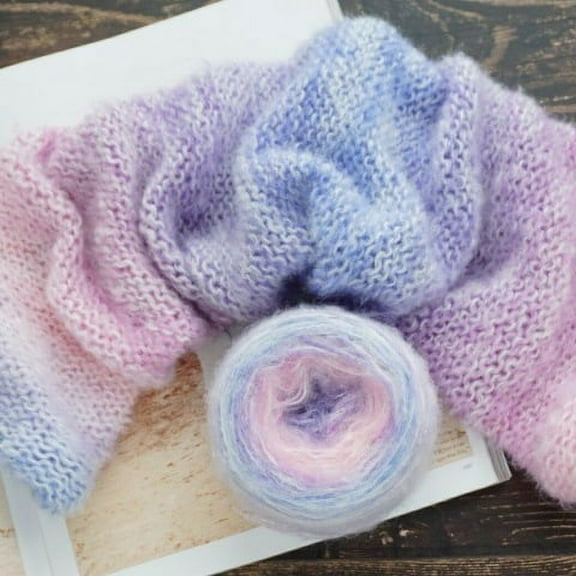 NAMZI Wool Felt Hair Coils, Soft Plush Wool-Acrylic Fancy Loop Yarn, Perfect for Needle Felting, Crochet Knitting & Craft Projects(100g，A54)