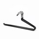 thumbnail image 1 of Perchas para pantalones: Perchas de metal cromado inoxidable resistentes y duraderas, revestimiento de goma antideslizante, delgadas y que ahorran espacio, diseño abierto para deslizar fácilmente, 1 of 5