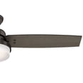 thumbnail image 3 of Hunter 52 inch Indoor Ceiling Fan with LED Light and Remote Control - Bronze Ceiling Fan, Standard Mount, 3 Blades, For Bedroom, Living Room, or Kitchen - Sentinel 59210, Premier Bronze, 3 of 16