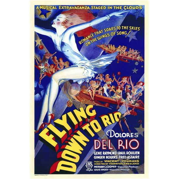 Flying Down To Rio Movie Poster Style A 11 X 17 1933 Walmart Com