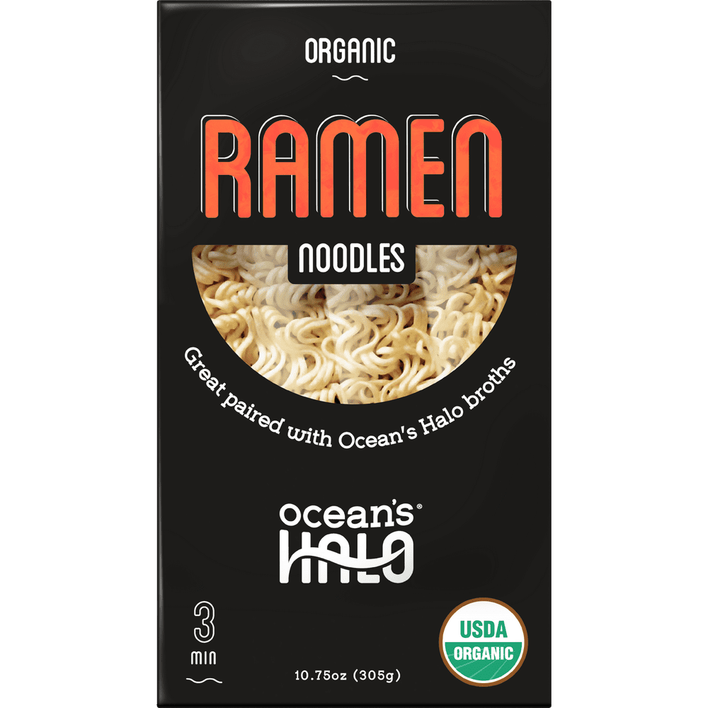 Ocean’s Halo Organic Ramen Noodles, 3 boxes total, 4 packages per box ...