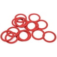 thumbnail image 3 of Surtido de arandelas de fibra, 600 piezas Kit de arandelas planas de fibra de papel de acero rojo Junta aislante surtida, 3 of 5