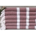 thumbnail image 2 of Personalized Gift for him, Wedding Favors for Guests, Burgundy Towel, Striped Towel, 40x71 Inches Bridesmaid Box Towel, Yoga Towel,, 2 of 9