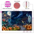 thumbnail image 3 of Pintura de diamantes de dibujos animados para Halloween, mosaico de diamantes completo, bordado, imagen de calabaza, Kit de punto de cruz, decoración del hogar, regalos de arte, 3 of 4