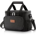 thumbnail image 1 of Lifewit 12-Can (8.5L) Large Lunch Bag Insulated Lunch Box Soft Cooler, Black, 1 of 6