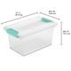 thumbnail image 3 of Caja de almacenamiento Sterilite Clip de plástico transparente mediana, paquete de 8, 3 of 9