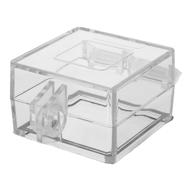 unbranded Protector Transparente Para Botón De Encendido Con Cubierta Abatible De Plástico Para Protección Segura