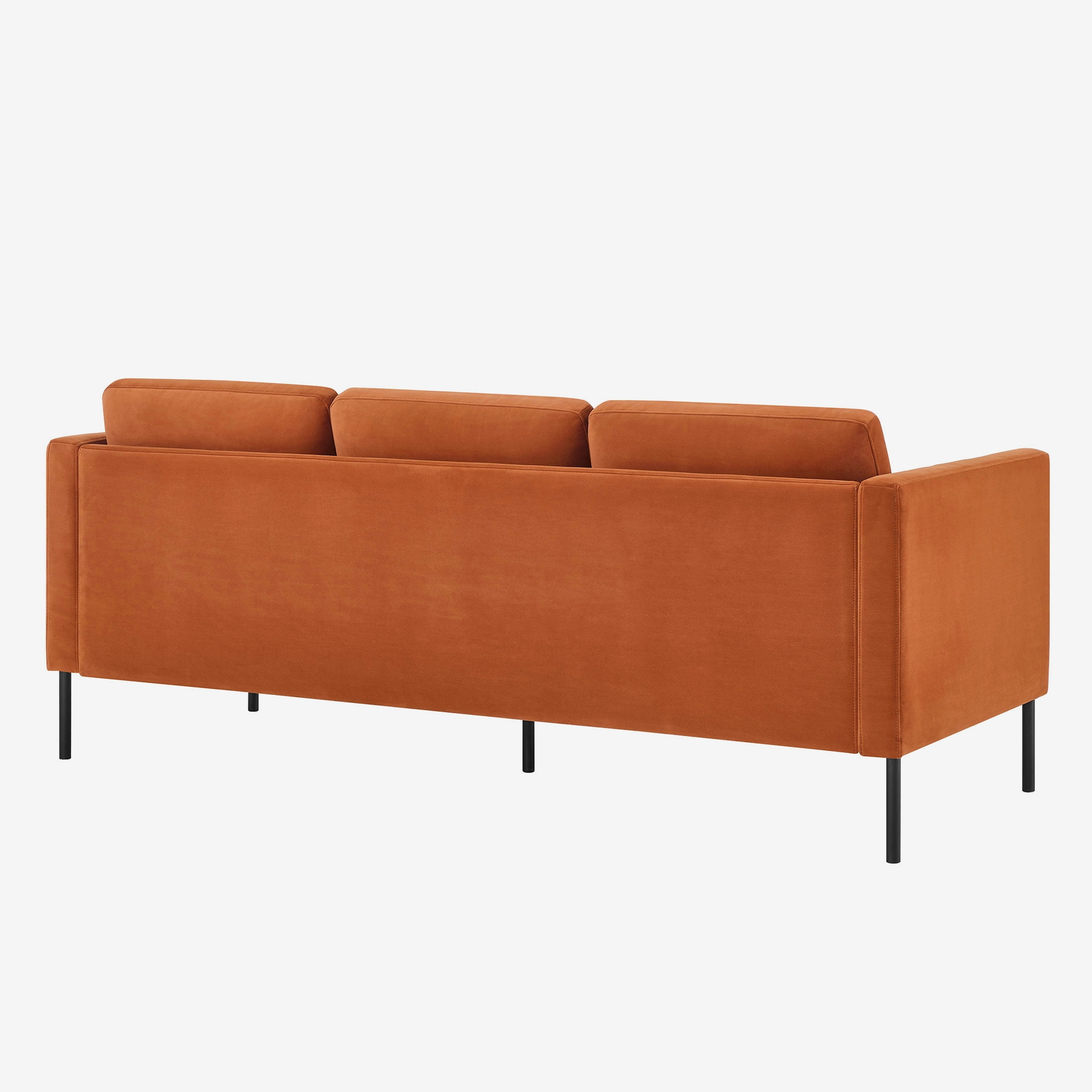 Better Homes & Gardens Wyatt Velvet Sofa, Copper Pipe