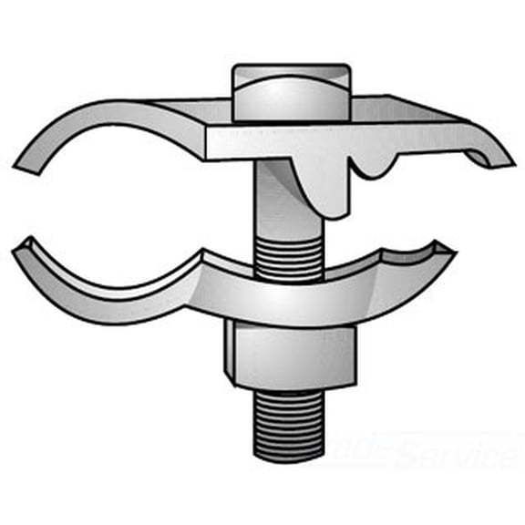 O-Z/Gedney UPC-300G, IMC/EMT/Rigid Conduit K-Clamp, 3""Prl Type Cond Clamp, 1 PC