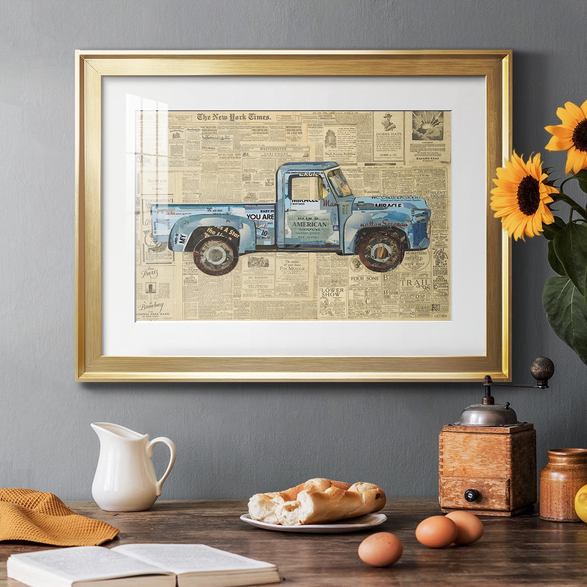 Georgeâ€™s â€™53 Ford Premium Framed Print - Ready to Hang