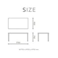 thumbnail image 2 of Lagoon Oslo Family Rattan Dining Table with Aluminum Legs, 2 of 3