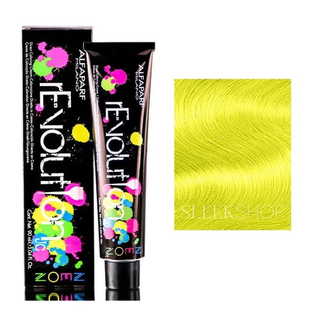 Crema para teñir el cabello Alfaparf Milano Revolution Neon Atomic Yellow